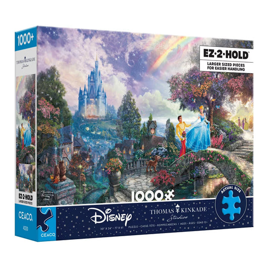 Ceaco Disney Thomas Kinkade: Cinderella Wished Upon a Dream Jigsaw Puzzle 1000pc