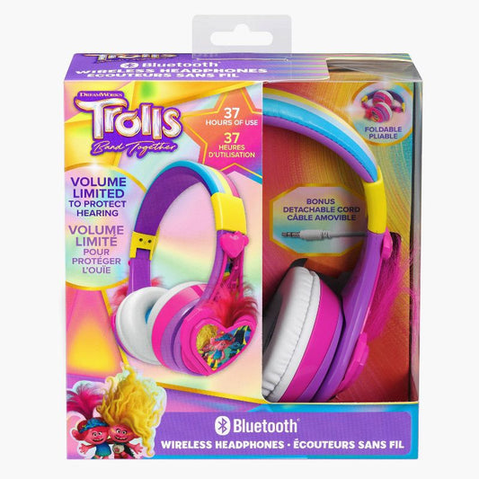 eKids Trolls 3 Bluetooth Wireless Headphones