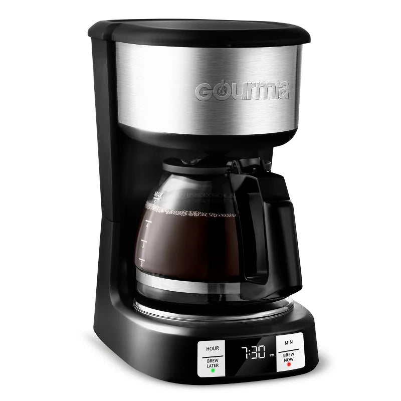 Gourmia 5 Cup Programmable Drip Coffee Maker