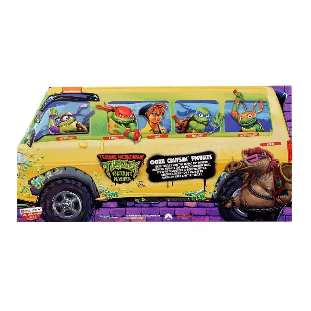 Teenage Mutant Ninja Turtles: Mutant Mayhem Ooze Cruisin' Action Figure Set - 6pk