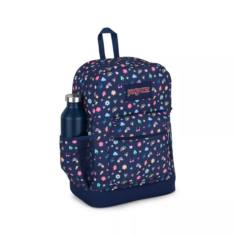 JanSport Cross Town Plus 17" Backpack - Fluid Slice of Fun