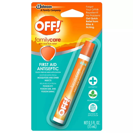 OFF!.5oz Bite & Itch Relief Pen: Fast-Acting Mosquito Repellen