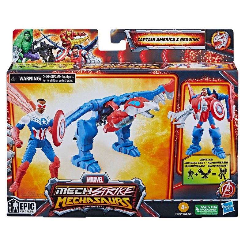Marvel Mech Strike Captain America and Redwing