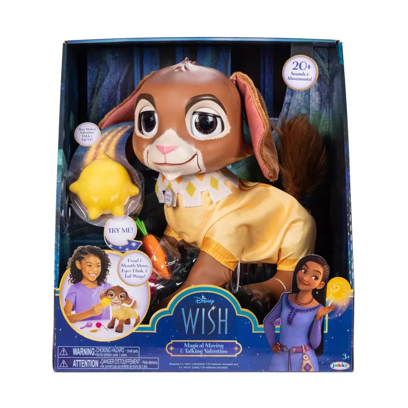 Disney 12'' Wish Magical Moving & Talking Valentino Doll