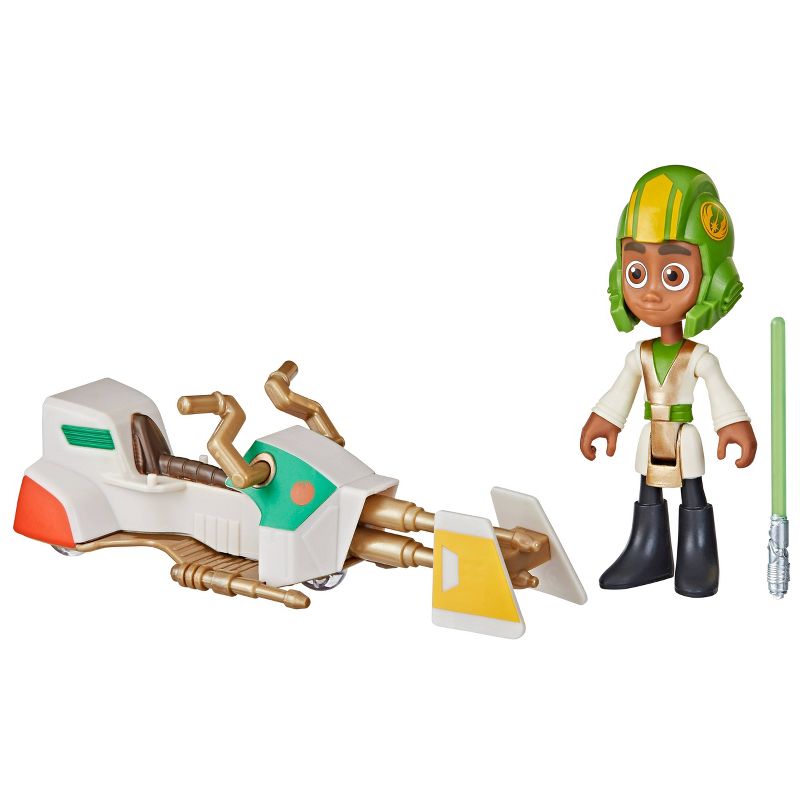 Star Wars Young Jedi Kai Brightstar and Bike Vehicle Set