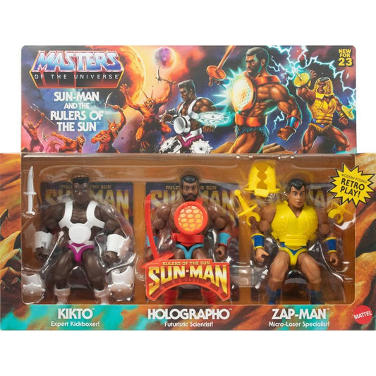 Masters of the Universe Sun-Man and Rulers of the Sun Set