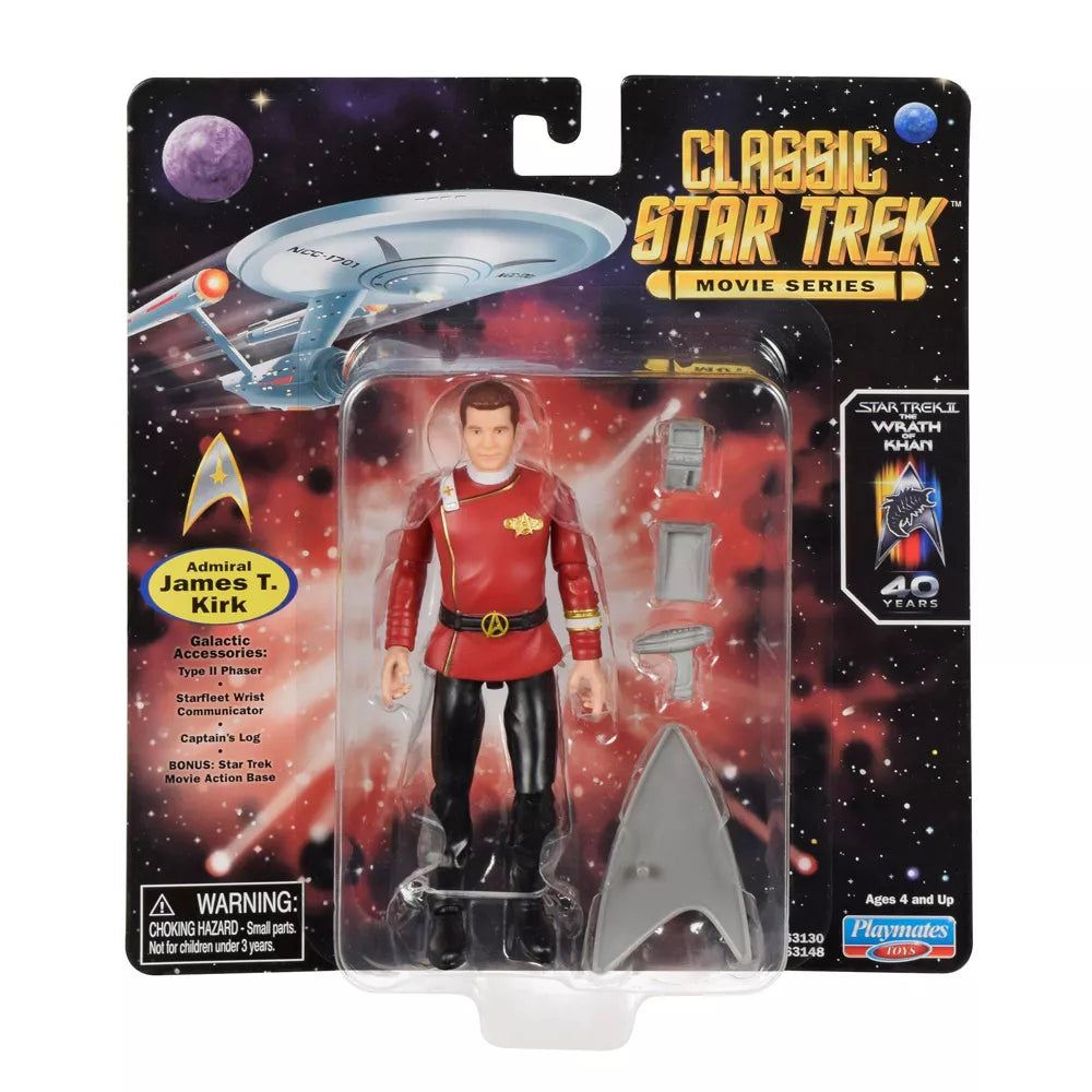 Wrath of Khan Admiral James T. Kirk Action Figures