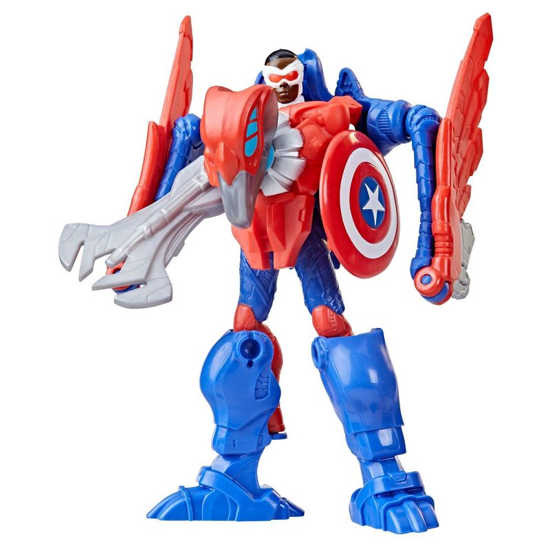 Marvel Mech Strike Captain America and Redwing