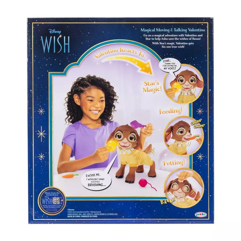 Disney 12'' Wish Magical Moving & Talking Valentino Doll