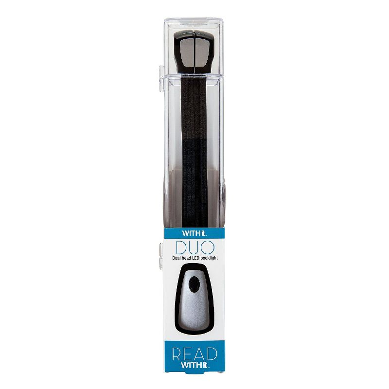 Duo Light; Silver Insert, Black LED