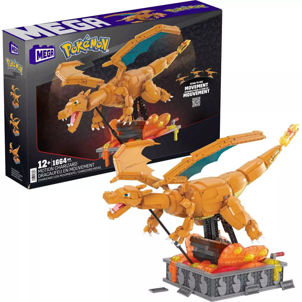MEGA Pokemon Charizard Building Kit