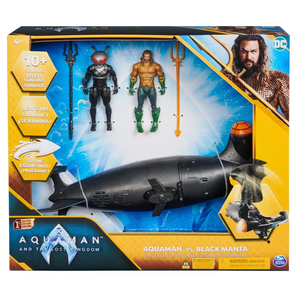DC Comics Aquaman vs Black Manta Battle Playset