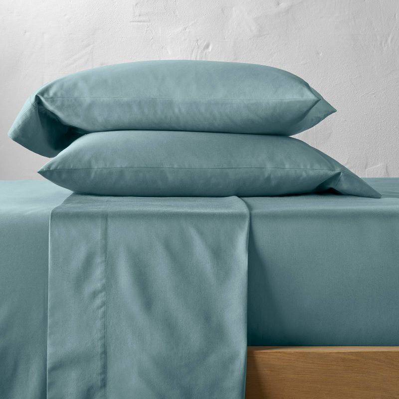 500 Thread Count Supima Sateen Solid Sheet Set - Casaluna