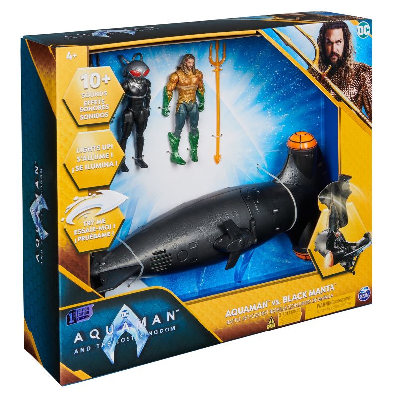 DC Comics Aquaman vs Black Manta Battle Playset