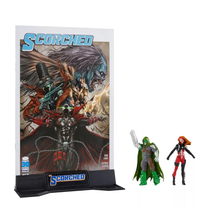 McFarlane Toys Page Punchers Scorched 12 Spawn Comic Book with Mini Figure