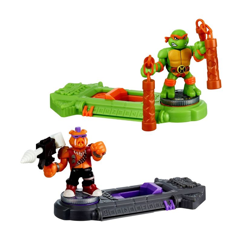 Akedo Teenage Michelangelo vs Bebop Figure Set