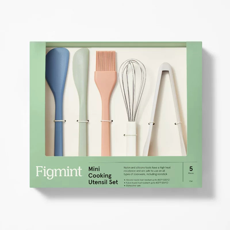 Silicone Mini Kitchen Utensil Set - Figmint