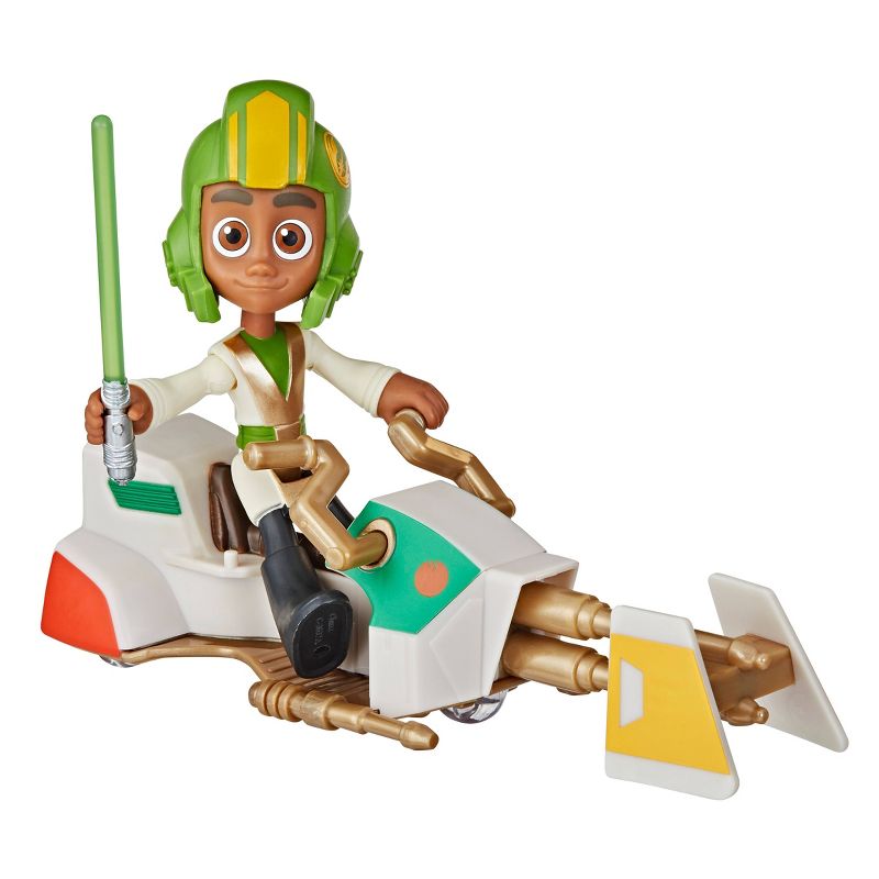 Star Wars Young Jedi Kai Brightstar and Bike Vehicle Set