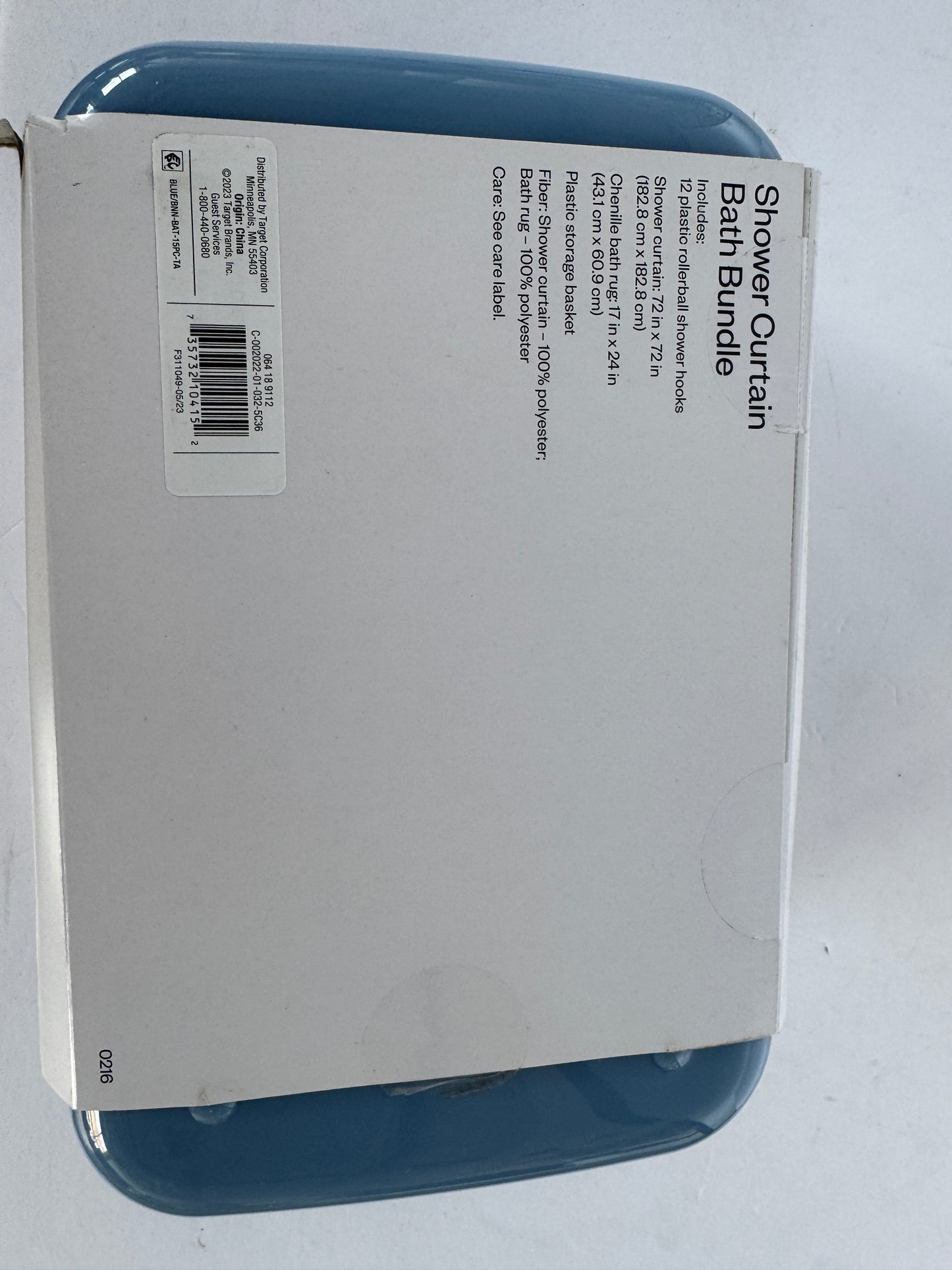 Room Essentials Shower Curtain Bath Bundle 15 Piece