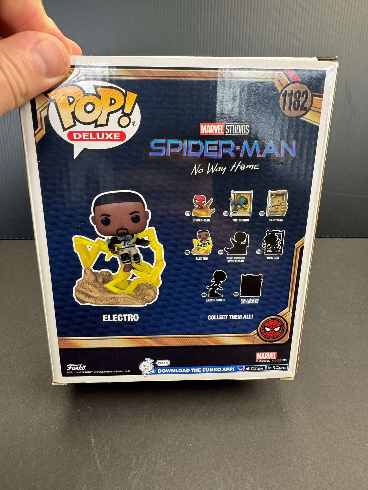 Funko Pop! Deluxe Electro #1182 marvel spider-man