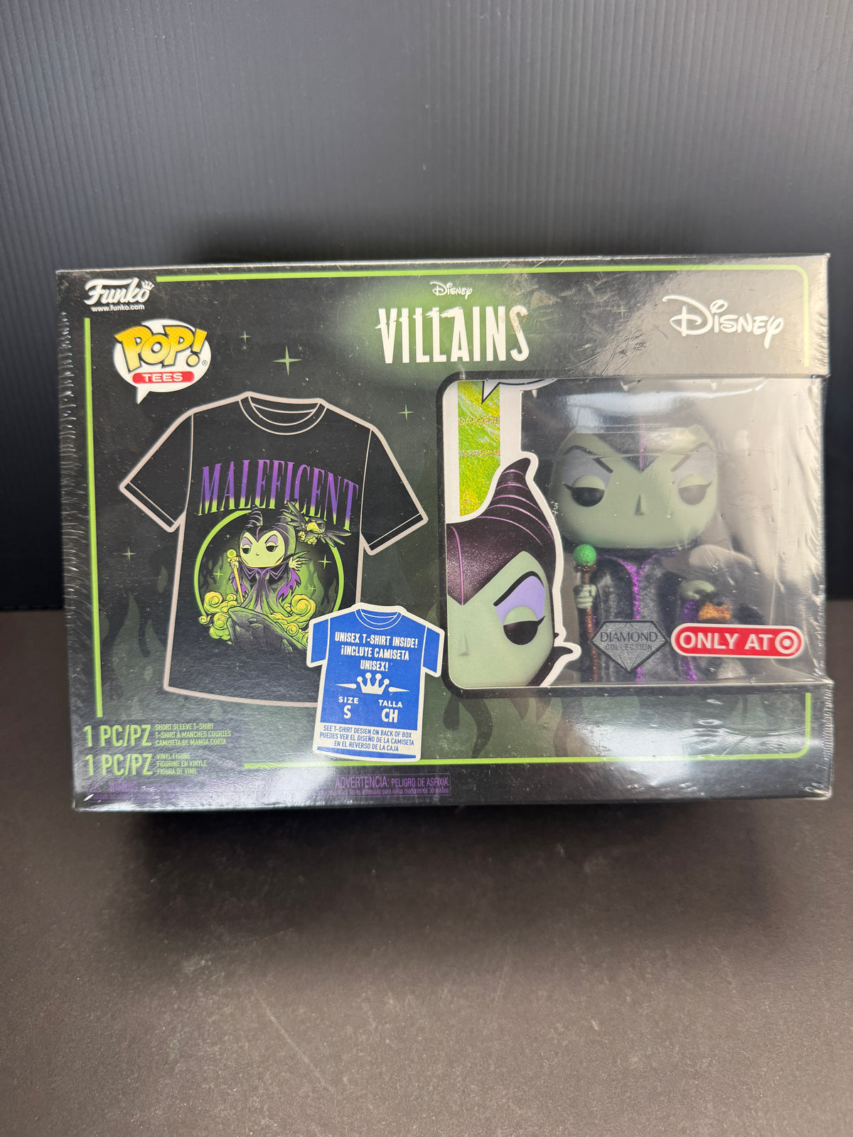 Funko Pop! Tees Disney villains maleficent small size tee