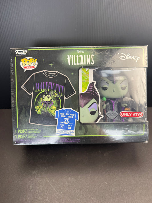 Funko Pop! Tees Disney villains maleficent small size tee