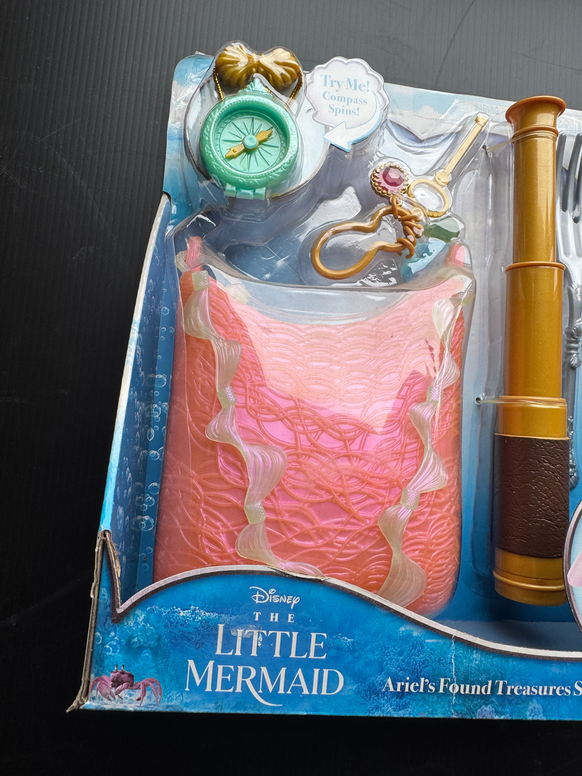 The little mermaid Ariel’s found treasure set