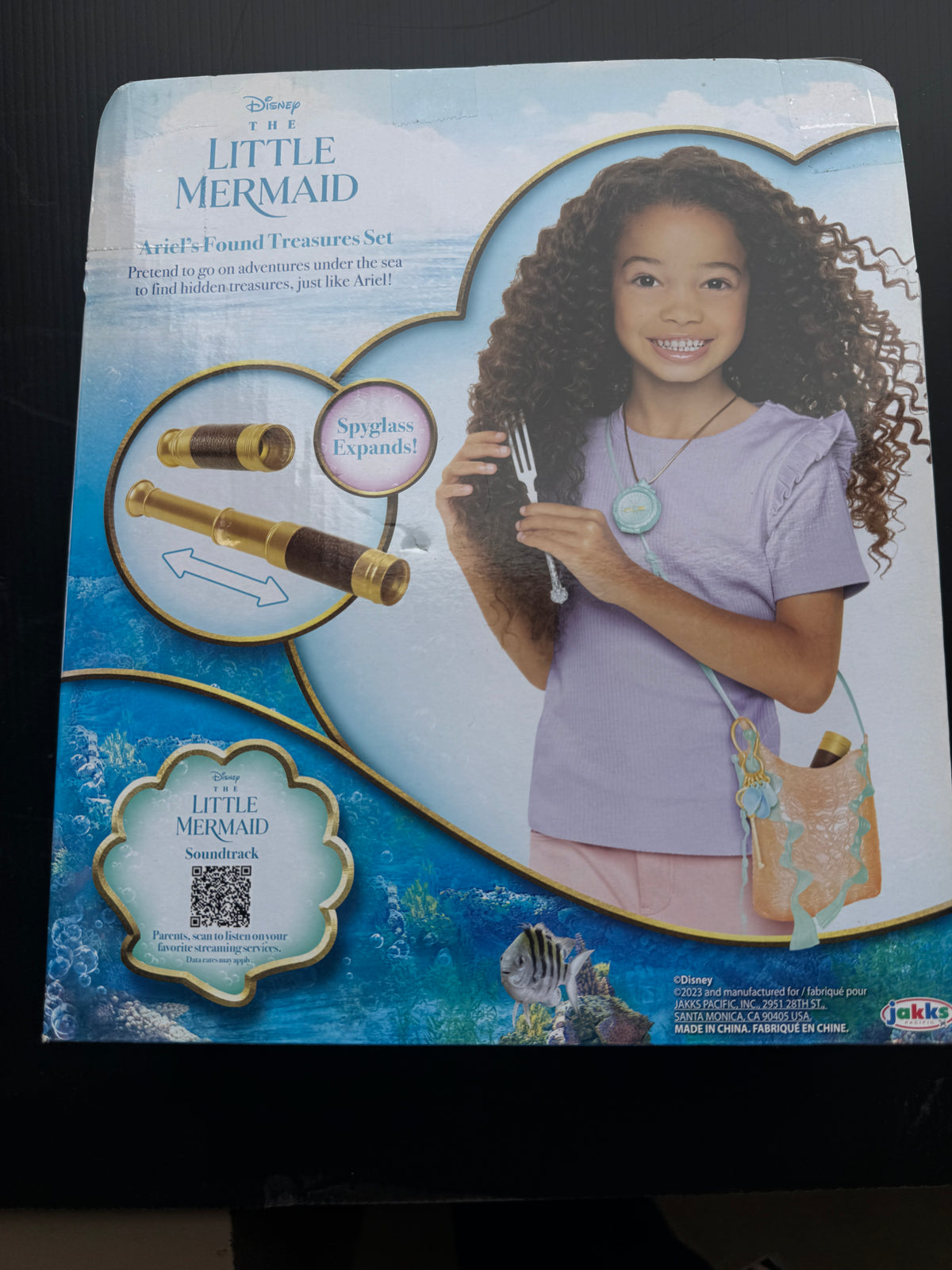 The little mermaid Ariel’s found treasure set