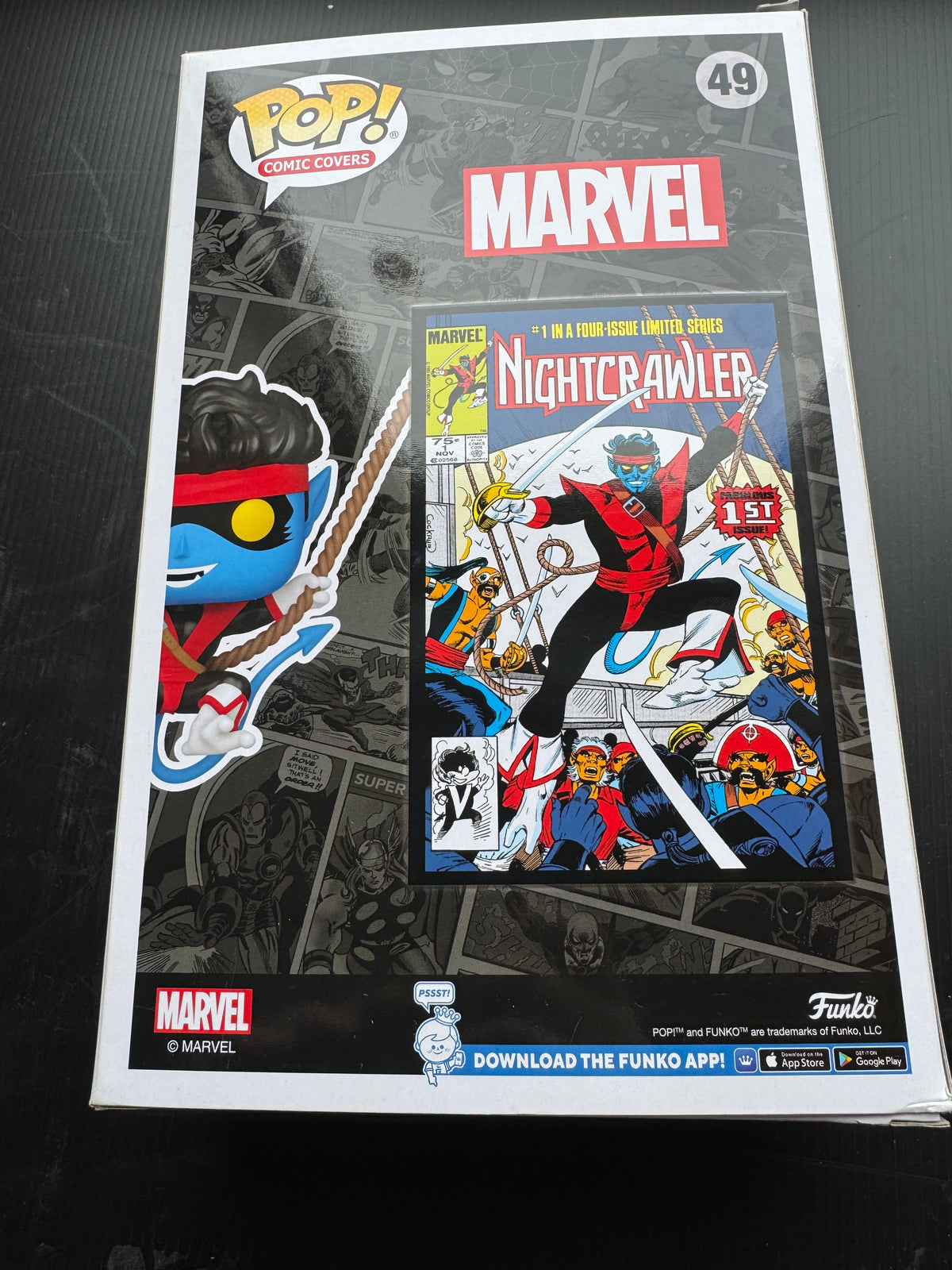 Funko Pop! Comic Covers marvel nightcrawler