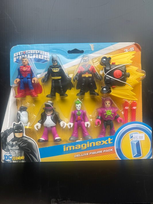 Imaginext deluxe figure pack dc super friends