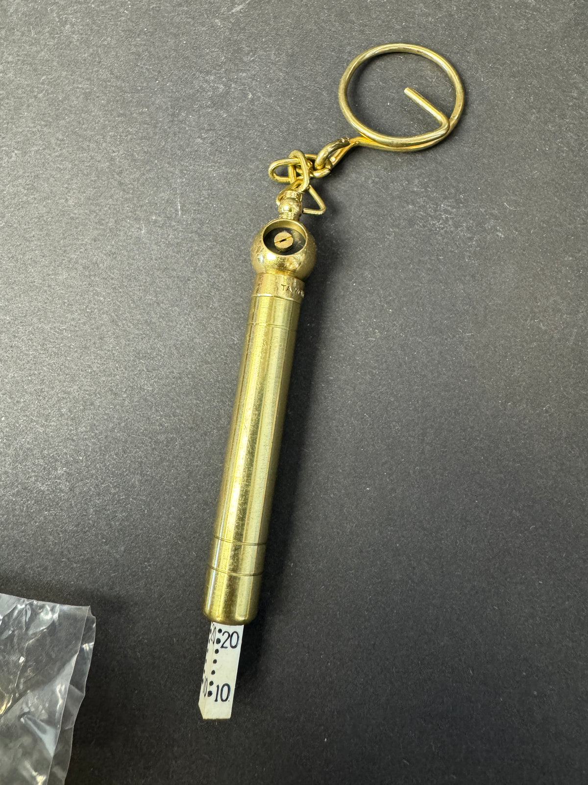 126 - Sawyers - Avon Products - "Pressure Gauge Key Ring" - New In Box