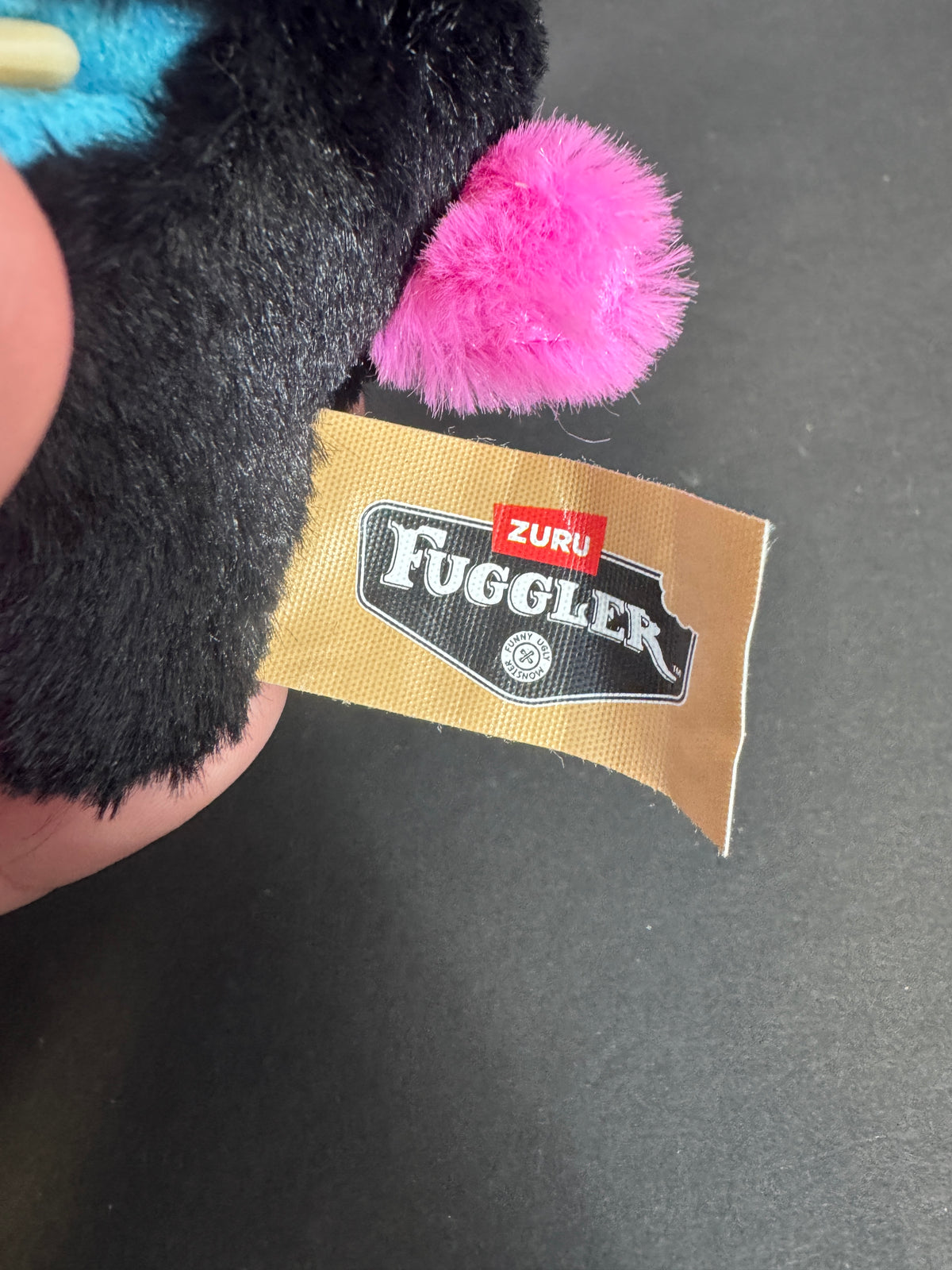 026 - Fuggler Baby Pinkles Keyring Valentine Day Funny Ugly Monster Zuru Plush bag clip