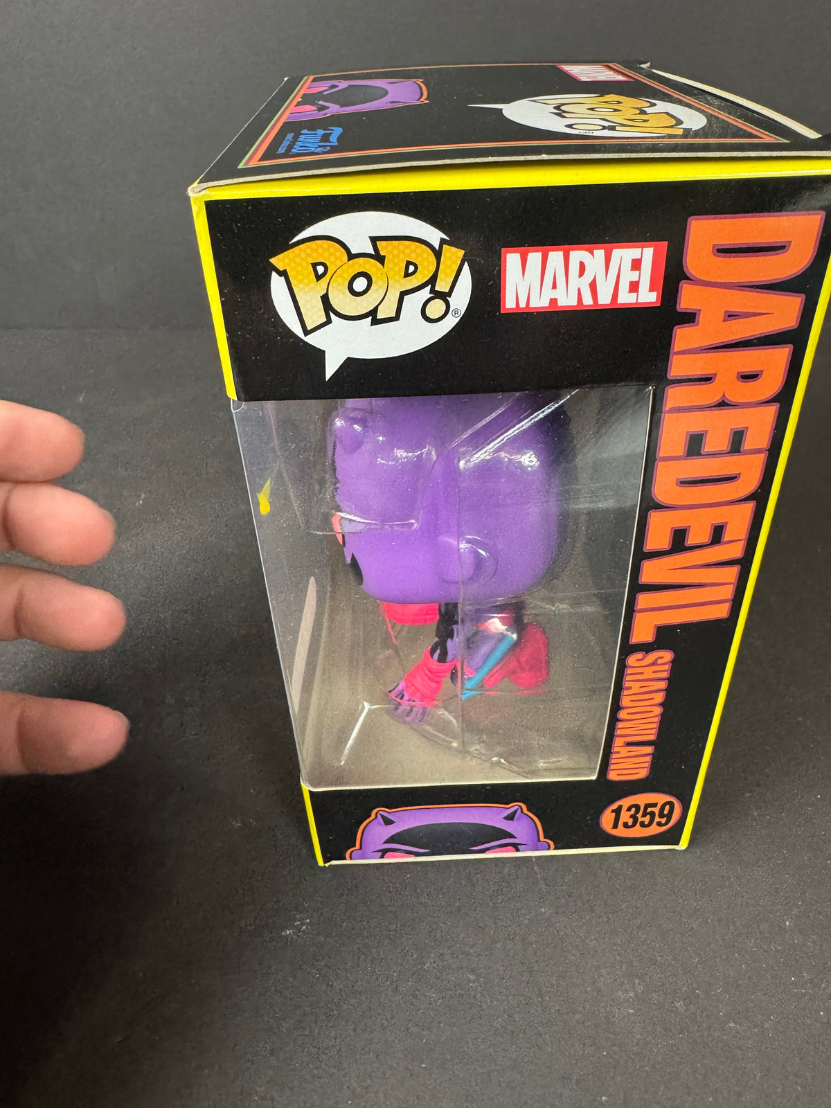 Funko Pop! Marvel Daredevil Shadowland #1359 Black Light Target Exclusive