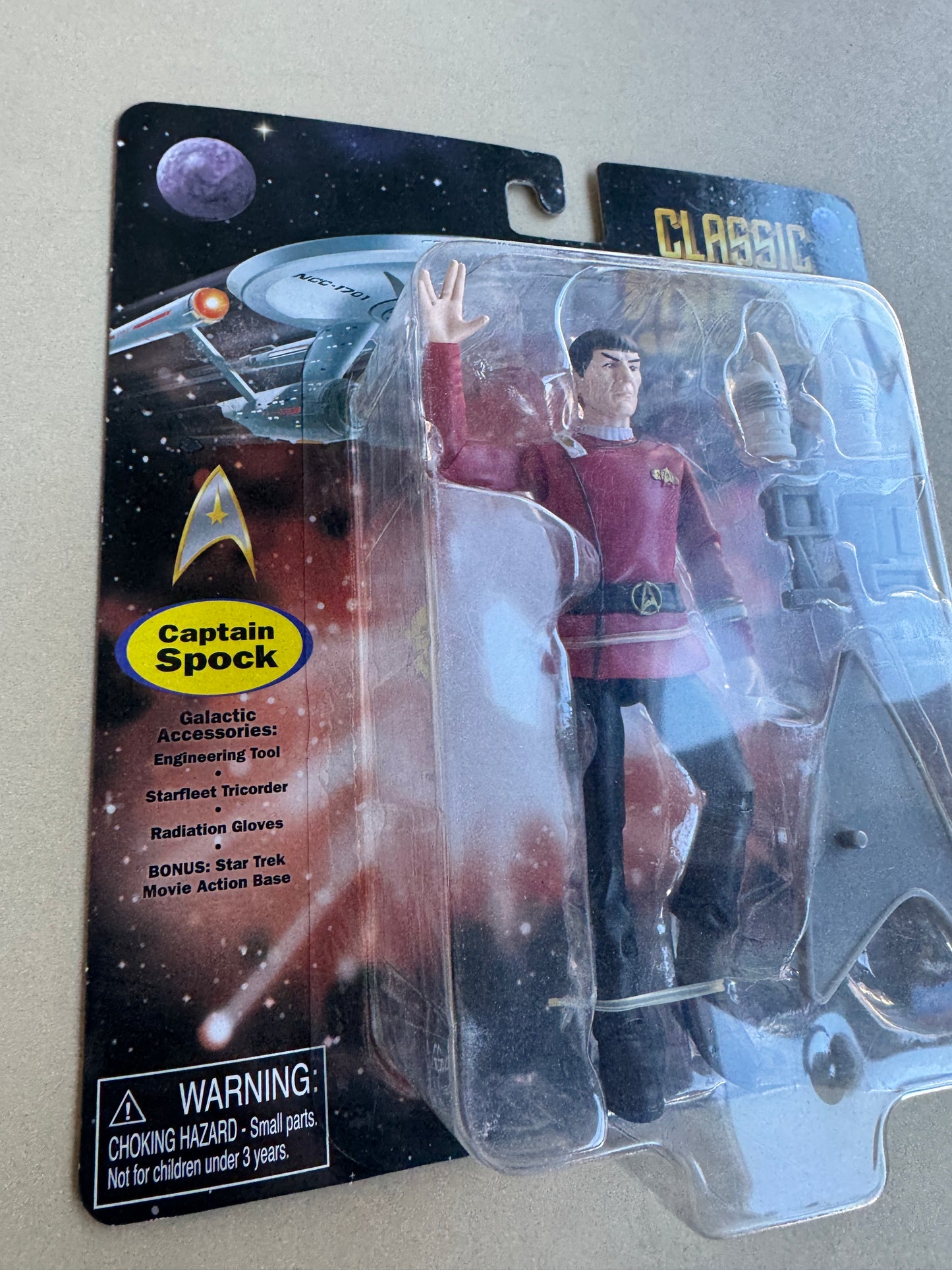 Playmates  Classic Star Trek II: The Wrath of Khan CAPTAIN SPOCK 5 in Figure