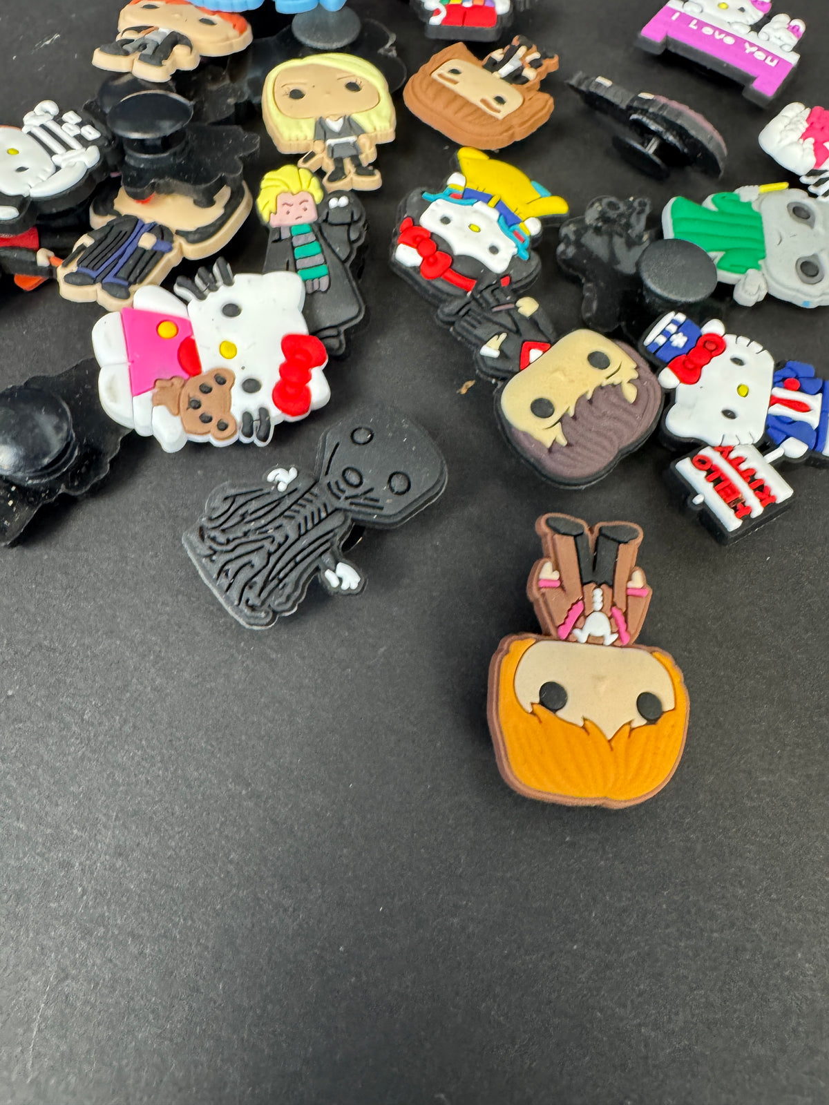 061 - Crocs Shoe Charms Lot Of 23 Hello Kitty For Crocs plus more