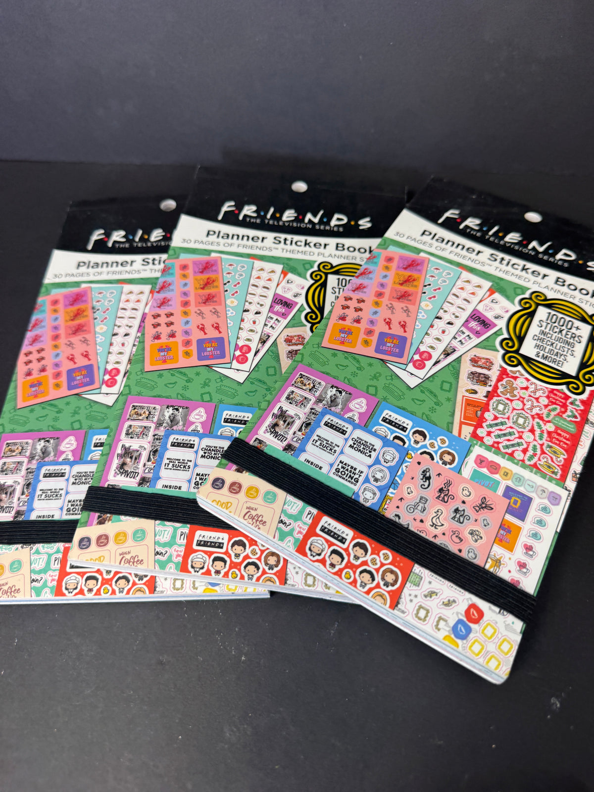 228 - Friends Lot- 3 - 1000+ sticker planner book, 4 - 50+ vinyl decals