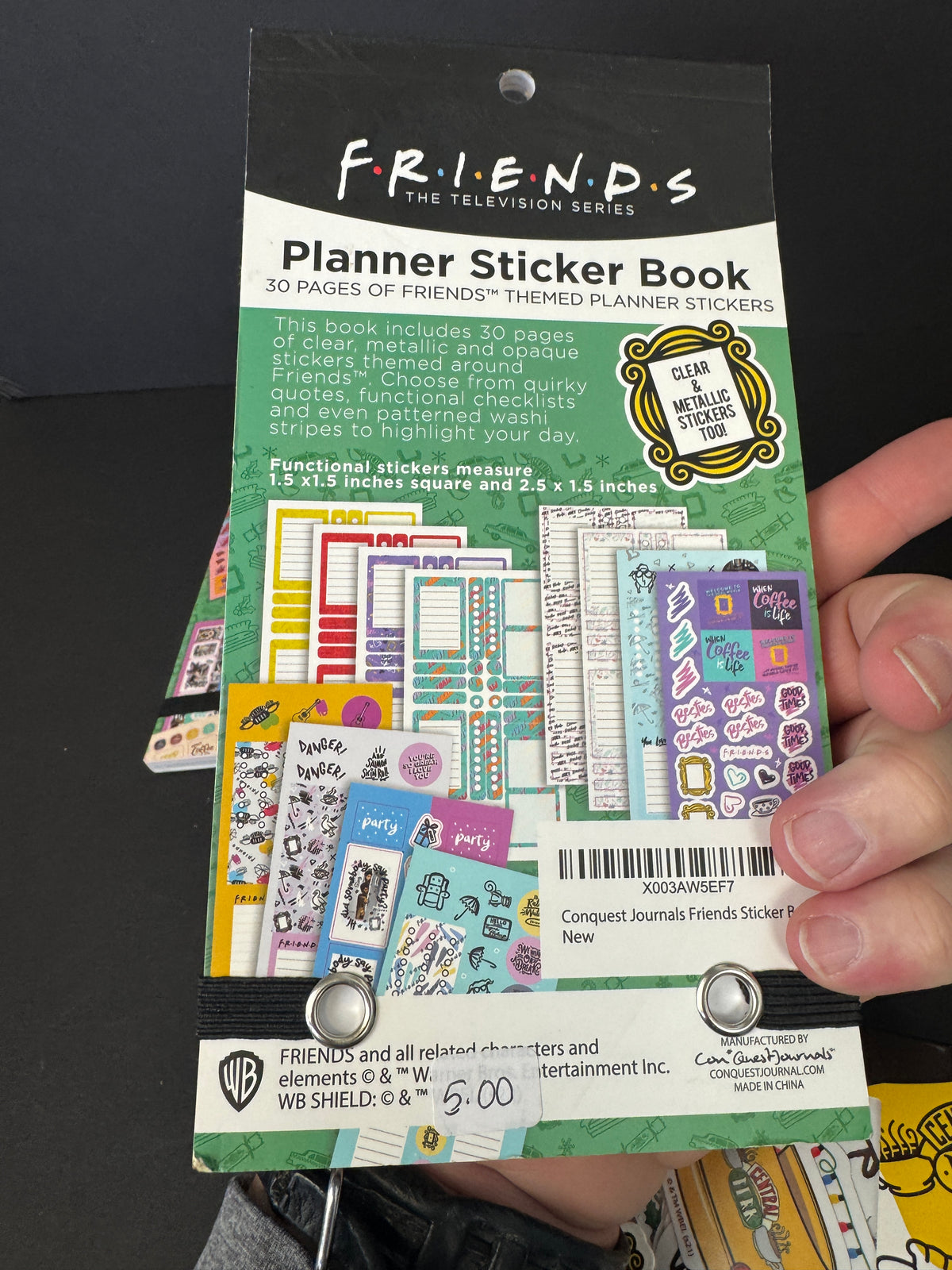 228 - Friends Lot- 3 - 1000+ sticker planner book, 4 - 50+ vinyl decals