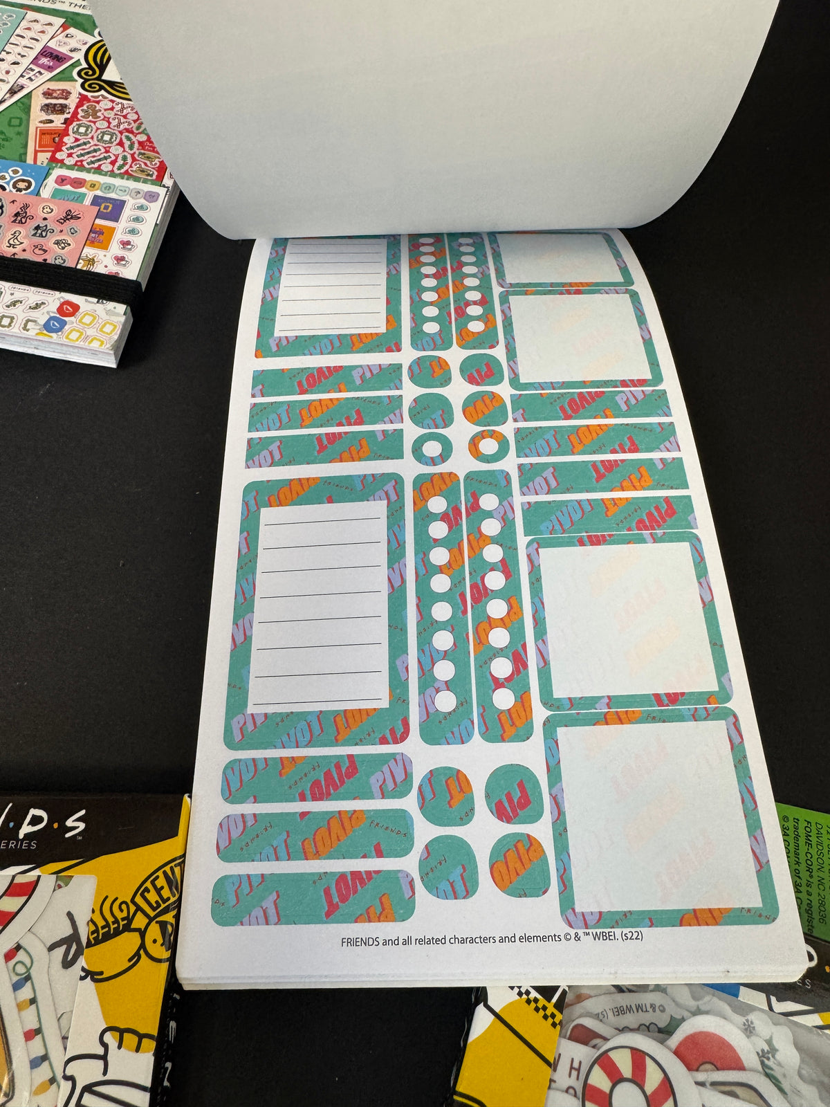 228 - Friends Lot- 3 - 1000+ sticker planner book, 4 - 50+ vinyl decals