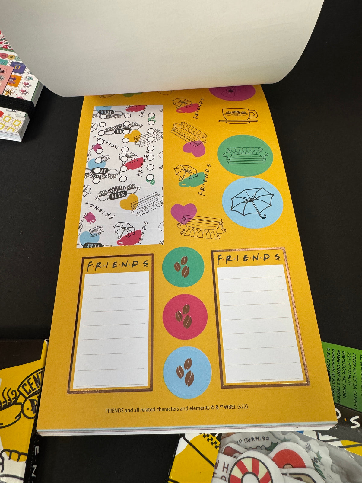 228 - Friends Lot- 3 - 1000+ sticker planner book, 4 - 50+ vinyl decals