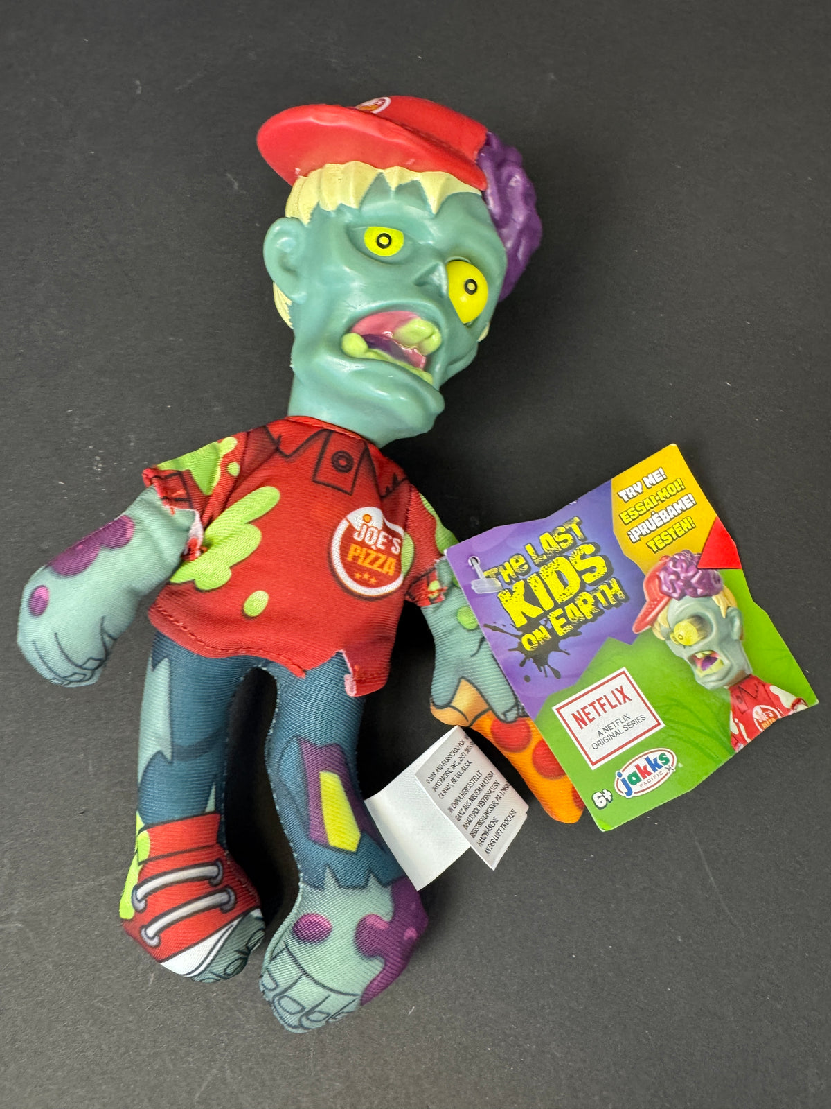434 - The Last Kids on Earth Joe's Pizza Boy Zombie Plush Jakks Pacific 9 Inch 2019