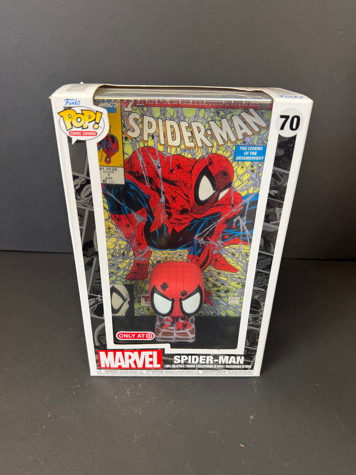 Funko Pop! Comic Book Covers Case: Marvel Spider-Man - Target exclusive #70