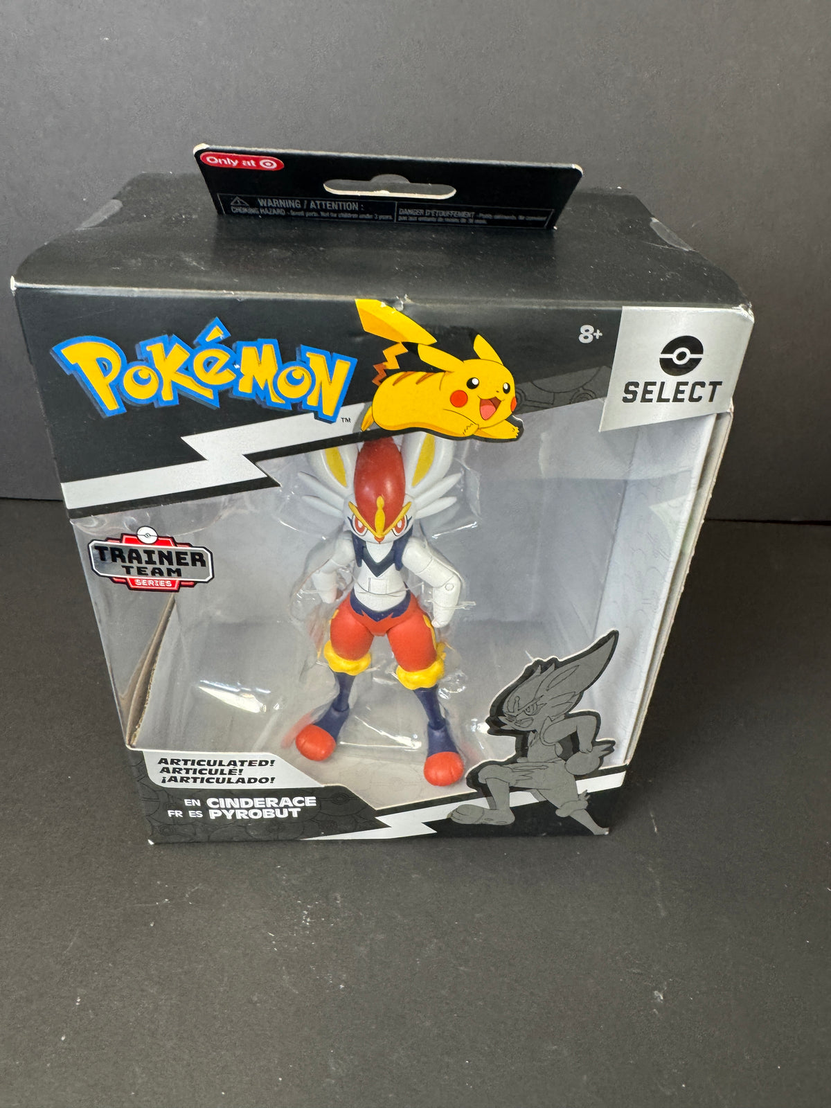 Pokemon Select Series 9 Cinderace Limited Edition 6" Action Figure Jazwares