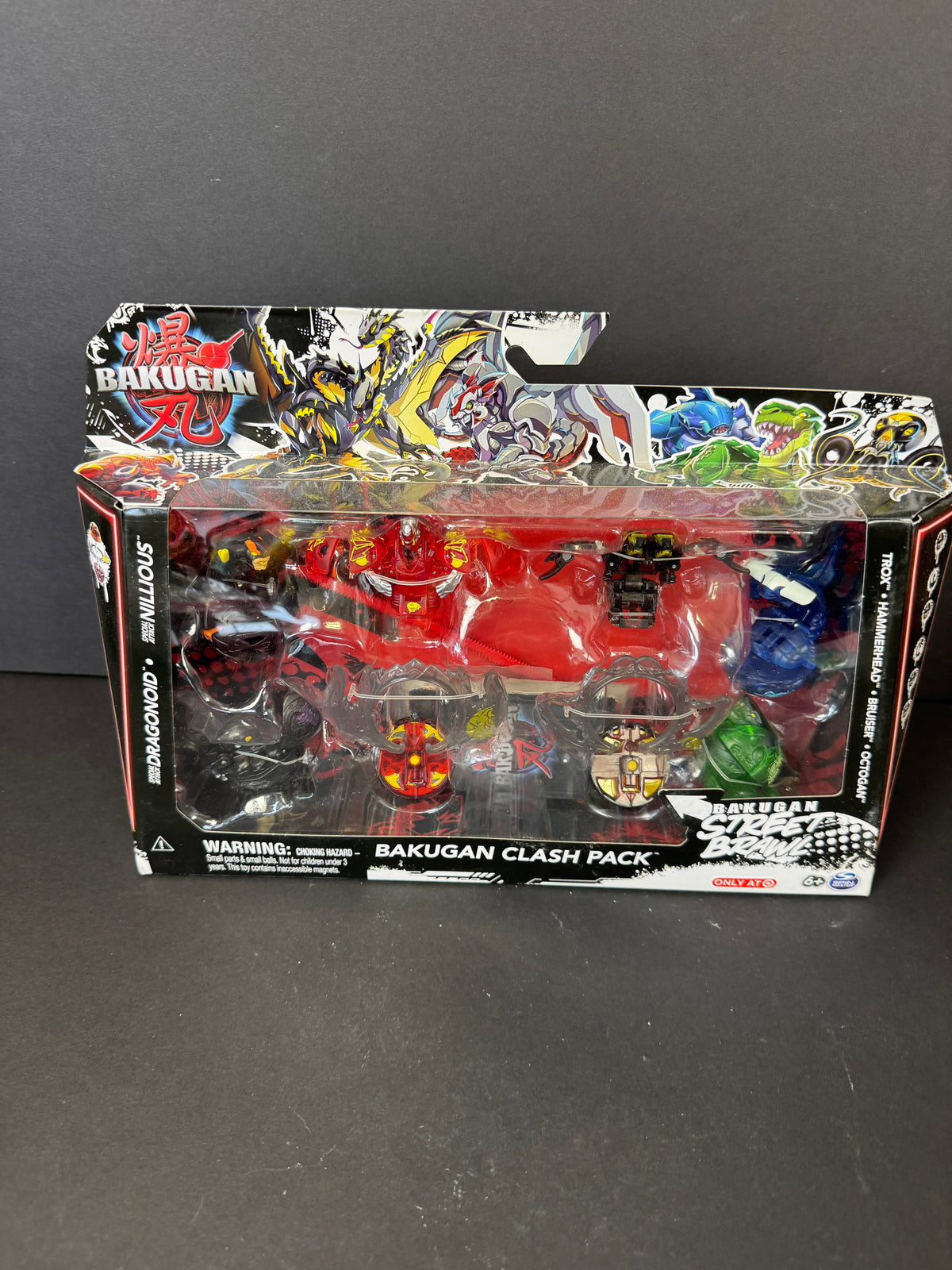 Bakugan Street Brawl Clash Pack Set (Dragonoid & Nillious) Target Exclusive! New