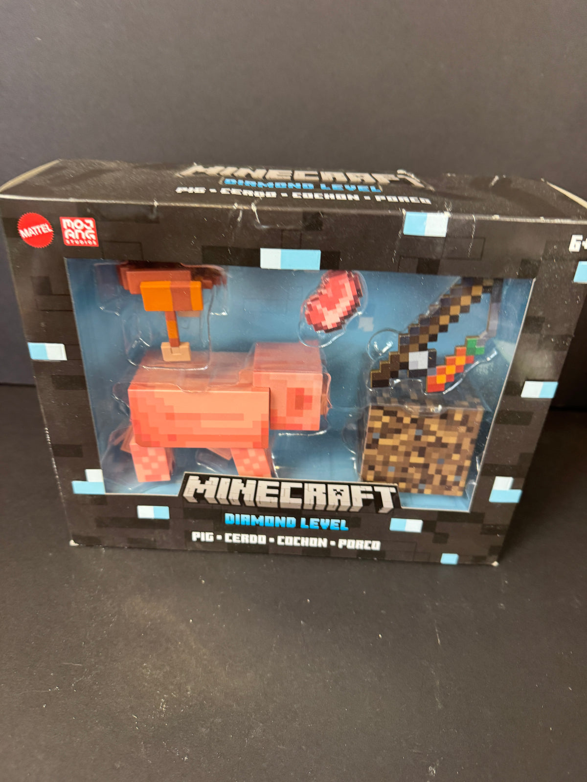 MINECRAFT Pig Diamond Level Mini Figure New Unopened