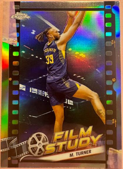 2024 Topps chrome basketball M. Turner #FS-9 Pacers Silver Film Study