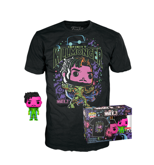 Infinity Killmonger - Pop! & Tee Box Set
