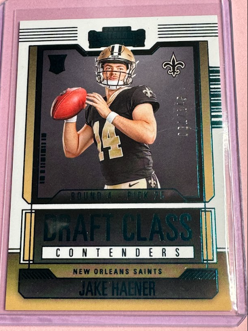 23' Panini Contenders | Jake Haener No.10 | Saints Green 21/149 | Draft Class RC