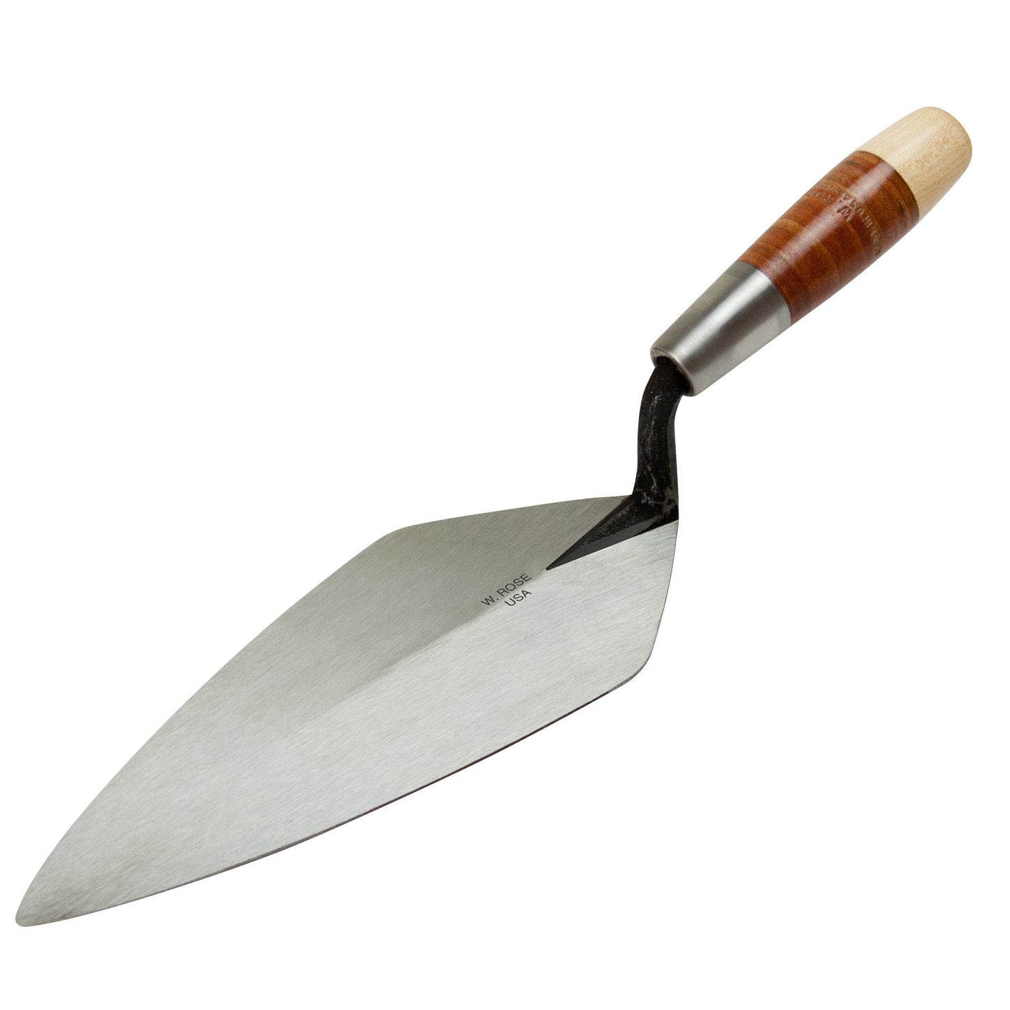 11” Narrow London Brick Trowel with Leather Handle