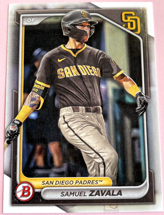 2024 Topps | Bowman | MLB | Samuel Zavala No.BP-57 | Padres | Prospects