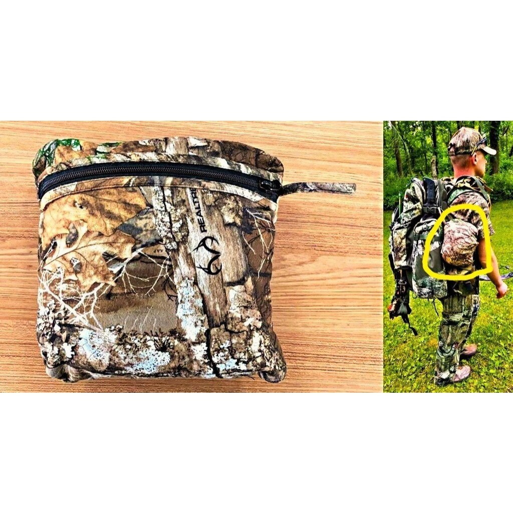 Realtree Edge Waterproof Hooded Rain Poncho